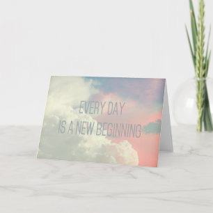 Elke dag  Sky  Wenskaart aanmoedigen Kaart