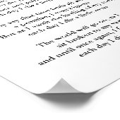 ELKE DAG STERF IK EEN BEETJE MEER POSTER (Hoek)