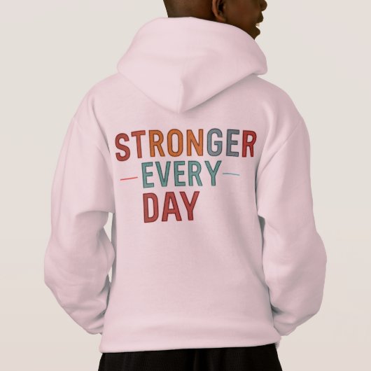 "Elke dag sterker": (Achterkant)