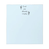 Elke dag tellen jullie zegeningen notitieblok (Voorkant)