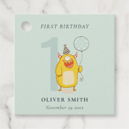 Elke dag van de dag wordt elke dag een kleine geel bedankjes labels