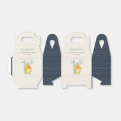 elke dag van de leeftijd een kleine gele monster bedankdoosjes (Uitgevouwen)