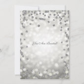 Elke dag van de opstand | ZilverglitterConfetti Kaart (Achterkant)