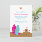 Elke dag van de Partij van de Beach Kaart (Staand voorkant)