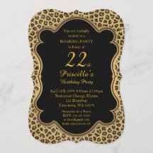 Elke dag van de verjaardag, Cheetah, Black & Gold