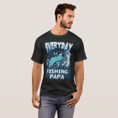 Elke Dag Visser Papa T-shirt (Voorkant volledig)