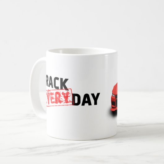 (Elke dag) volgen Koffiemok (Voorkant links)