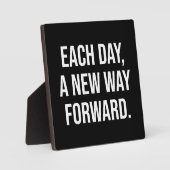 Elke dag vooruit - succes, fitnessruimte, drukte,  fotoplaat (Voorkant)