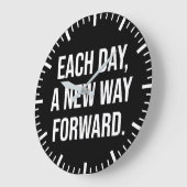 Elke dag vooruit - succes, fitnessruimte, drukte, grote klok (Hoek)