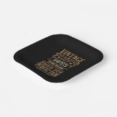 Elke dag waarop whisky op het witte etiket staat, papieren bordje (Gebogen)