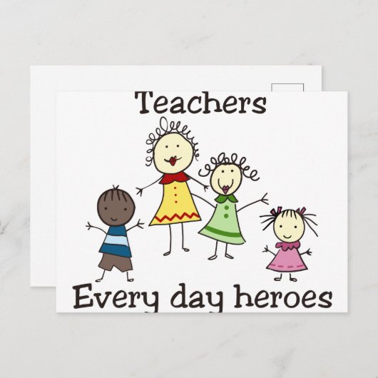 Elke dag weer briefkaart (Voorkant / Achterkant)