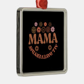 elke dag weer mama metalen ornament (Rechts)