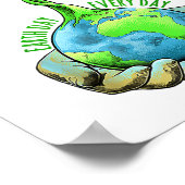 Elke dag weer op Aarde brengen Poster (Hoek)