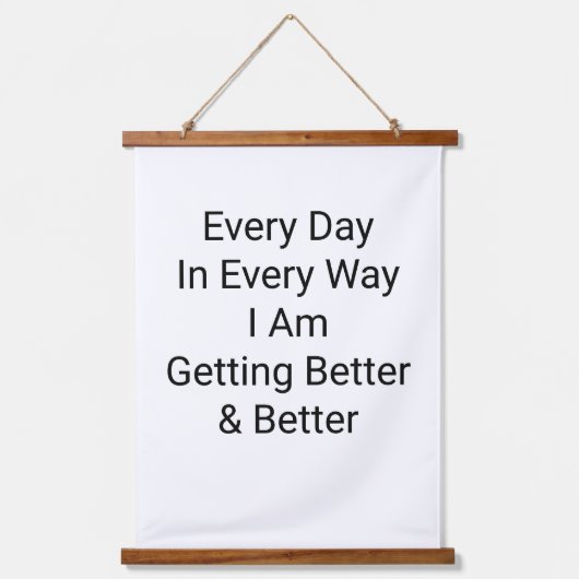 Elke dag word ik weer beter hangend wandkleed (Voorkant)