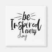 Elke dag worden geïnspireerd op uw offerte magneet (Voorkant)