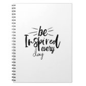Elke dag worden geïnspireerd op uw offerte notitieboek (Voorkant)