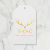 Elke dag wordt de kerst Folie gestempeld Cadeaulabels (Voorkant)
