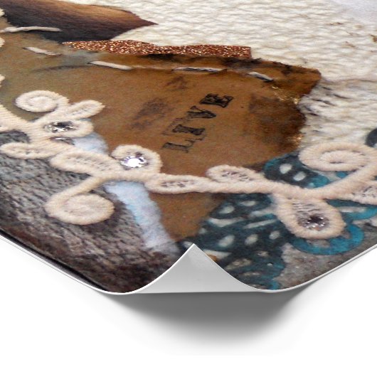 Elke dag wordt een geschenk gemaakt poster (Hoek)