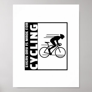 Elke dag wordt er een fiets gemaakt poster