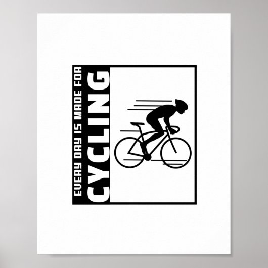 Elke dag wordt er een fiets gemaakt poster (Voorkant)