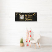 Elke dag zwarte goudsterren in het Making Spandoek (Insitu)