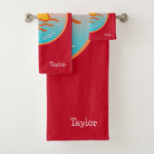 Elke dageraad een nieuwe start op maat bad handdoek (Insitu)