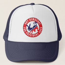 ELKE DEMOCRAAT VOOR PRESIDENT Funce Maatwerk Polit Trucker Pet