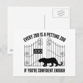 Elke dierentuin is een peperdierentuin briefkaart (Voorkant / Achterkant)