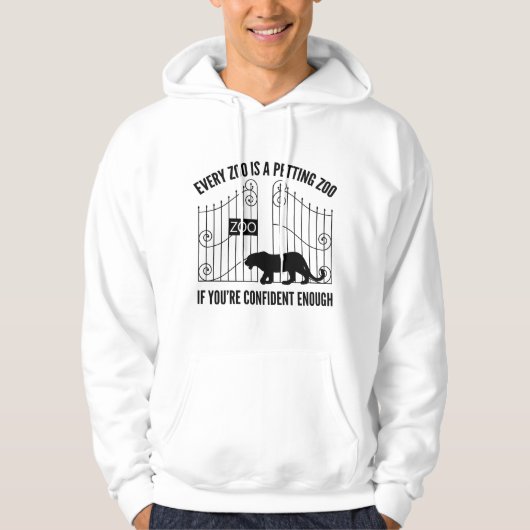 Elke dierentuin is een peperdierentuin hoodie (Voorkant)