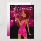 Elke doelgroep Celebration fuschia Kaart (Voorkant / Achterkant)