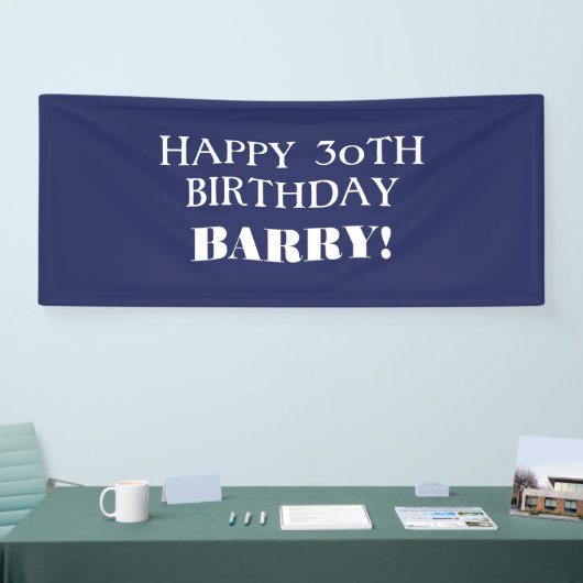 Elke donkerbruine zeemacht van de leeftijd Blue Wh Spandoek (Beurs)