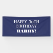 Elke donkerbruine zeemacht van de leeftijd Blue Wh Spandoek (Horizontaal)