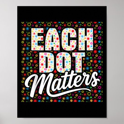 Elke Dot S Polka Dot Lover Happy Dot Day Kinder Me Poster (Voorkant)