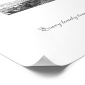 Elke eenzame boom droomt van het Zee Poster (Hoek)