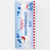 Elke evenement Amerikaanse 4 juli banner ID1290 (Verticaal)