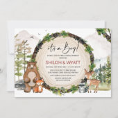 ELKE EVENT Woodland Animals Invision Kaart (Voorkant)