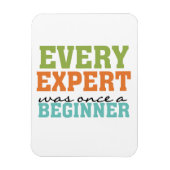 Elke expert was ooit een beginner magneet (Verticaal)