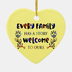 Elke familie heeft een artikel in ons, familie C Keramisch Ornament