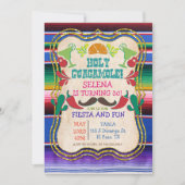 ELKE FEest - Mexicaanse Fiesta Feest Uitnodiging (Voorkant)