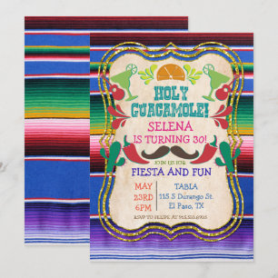 ELKE FEest - Mexicaanse Fiesta Feest Uitnodiging