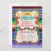 ELKE FEest - Mexicaanse Fiesta Feest Uitnodiging (Voorkant)