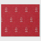 Elke feestdag ben ik Hustlin' Kerstmis Cadeaupapier (Vlak)