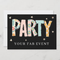 * Elke FEestje DIY Uitnodiging NEON Evenement Kle