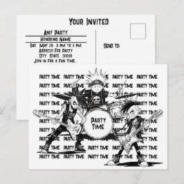 Elke feestviering Home Vakantie Verjaardag Muziek Briefkaart