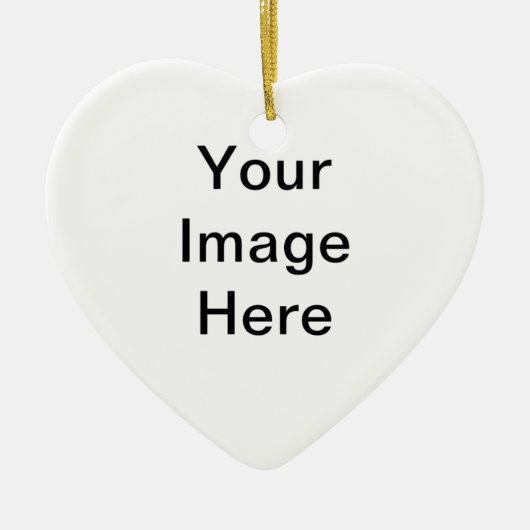 Elke foto hier keramisch ornament (Voorkant)
