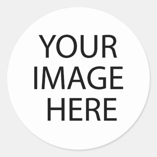 Elke foto hier ronde sticker (Voorkant)