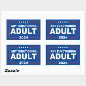 Elke Functionerende Volwassene 2024 Rechthoekige Sticker (Vel)