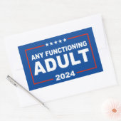 Elke Functionerende Volwassene 2024 Rechthoekige Sticker (Envelop)