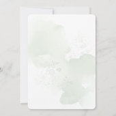 ELKE GEBEURTENIS - Cocktail Groene Uitnodiging (Achterkant)