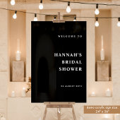 Elke gebeurtenis, Elegant en Modern Welkom Zwart Acryl Bord